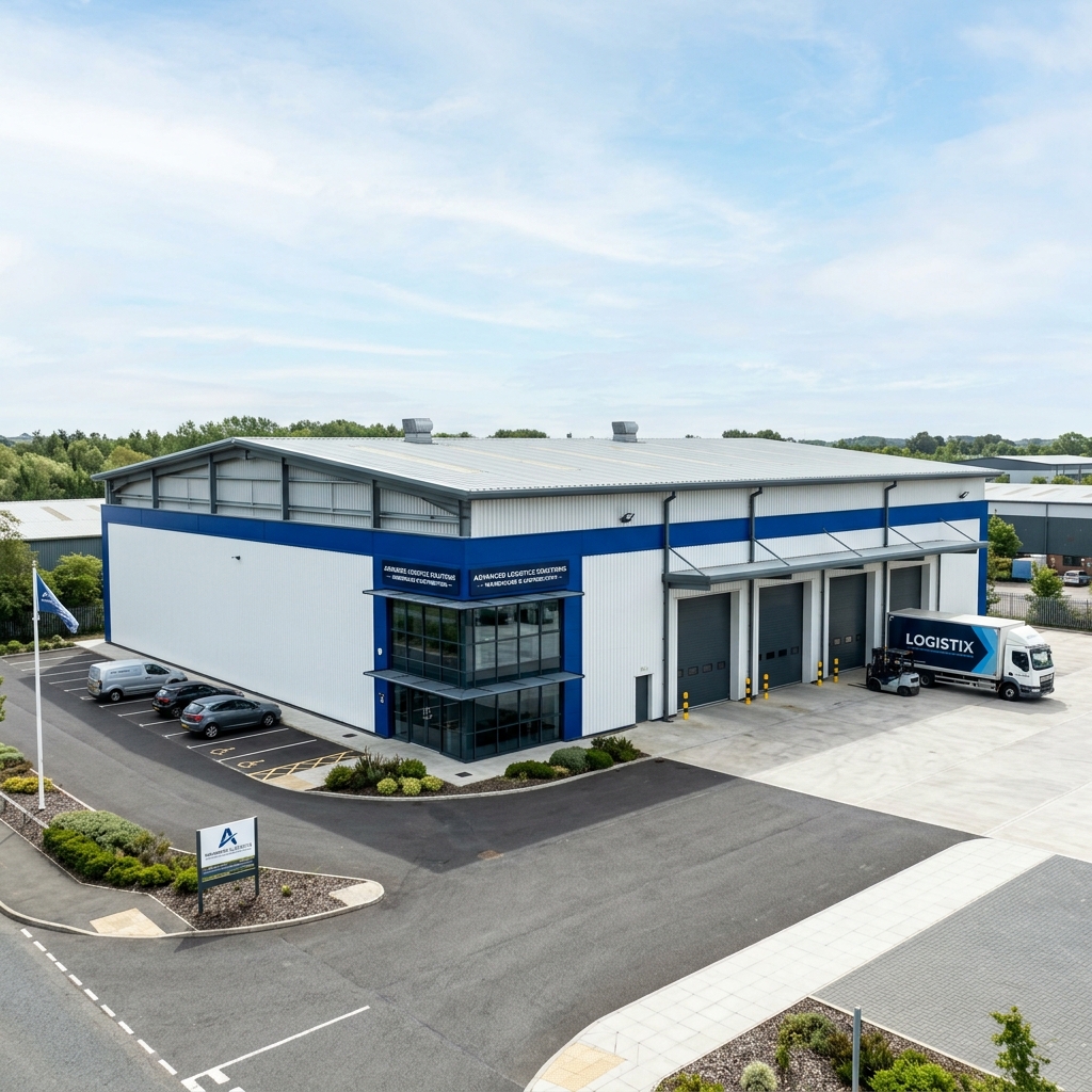 Pre-engineered building warehouse structure manufactured by M R ENTERPRISE